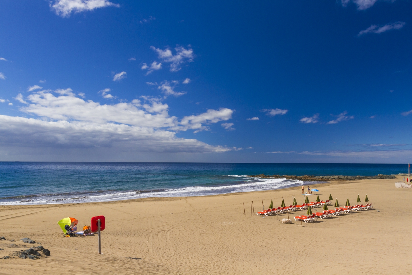 San Agustín beach in south GRan Canaria