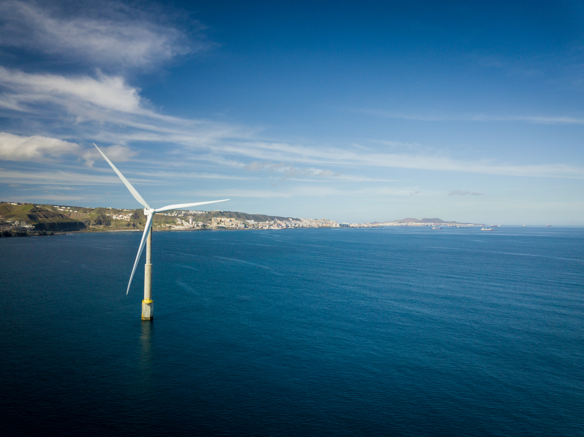 Offshore wind turbine Gran Canaria