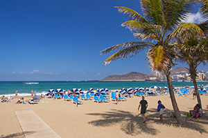 Las Canteras beach in Gran Canaria