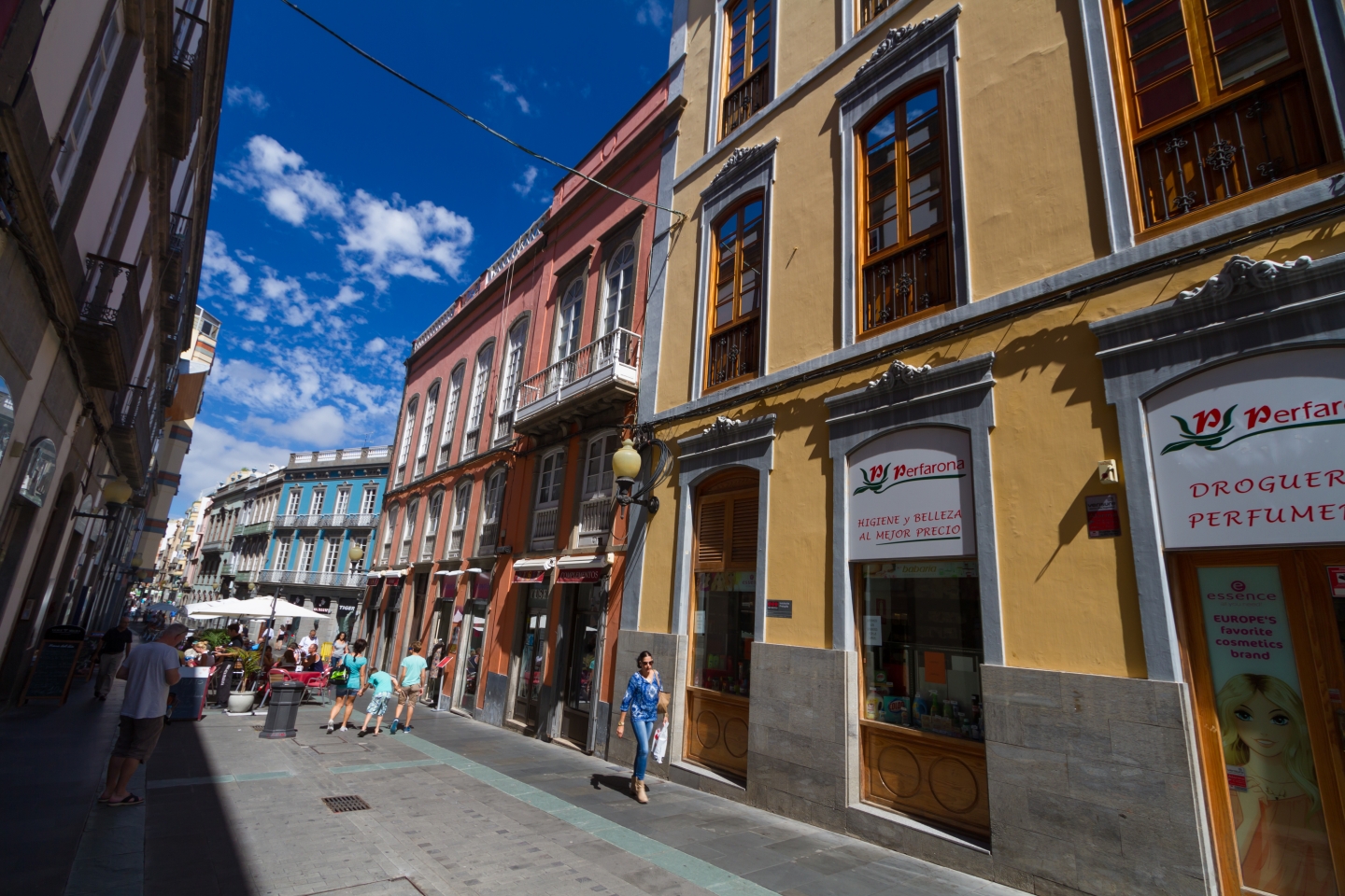 Triana shopping district in Las Palmas de Gran Canaria