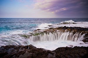 The Bufadero or blowhole at La Garita