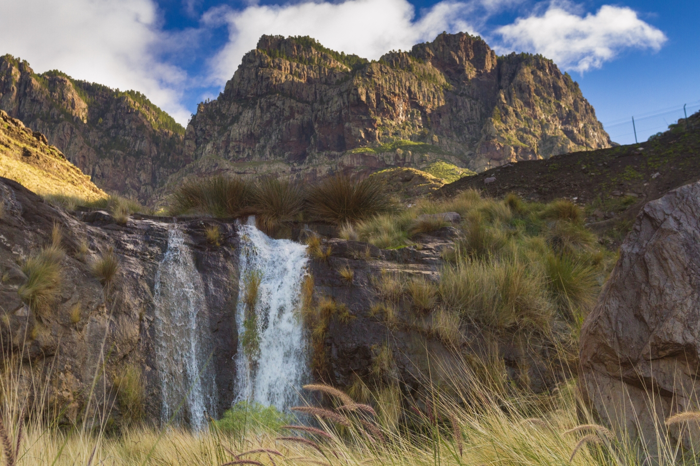Gran Canaria waterfall in December