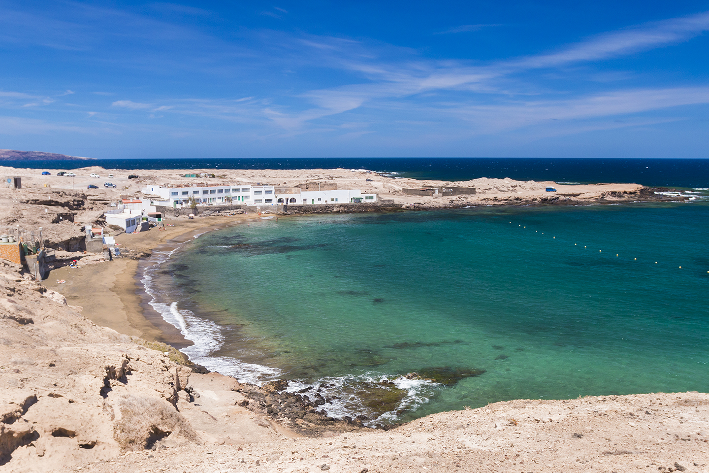 El Cabron beach in east Gran Canaria