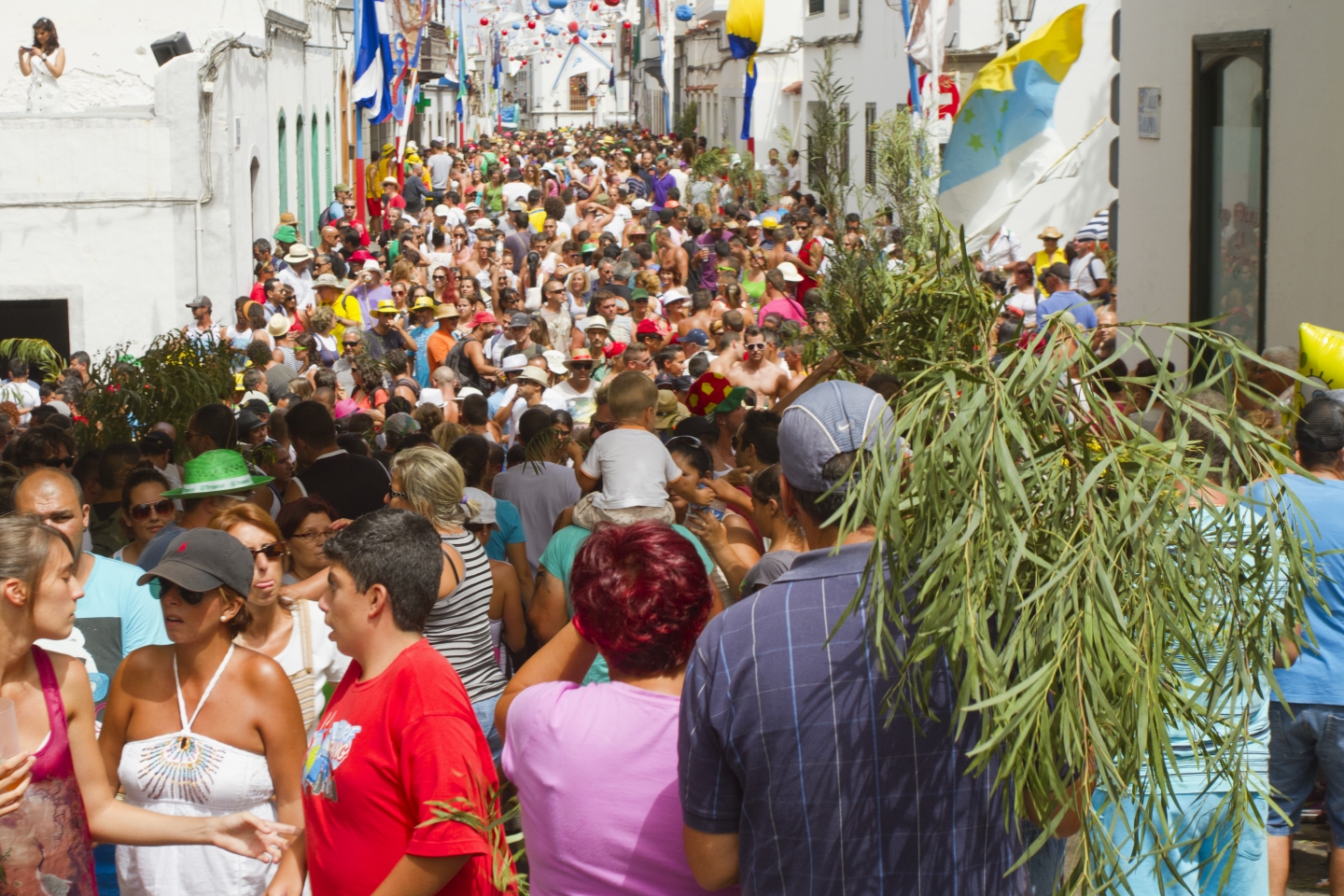 La Rama fiesta in Agaete