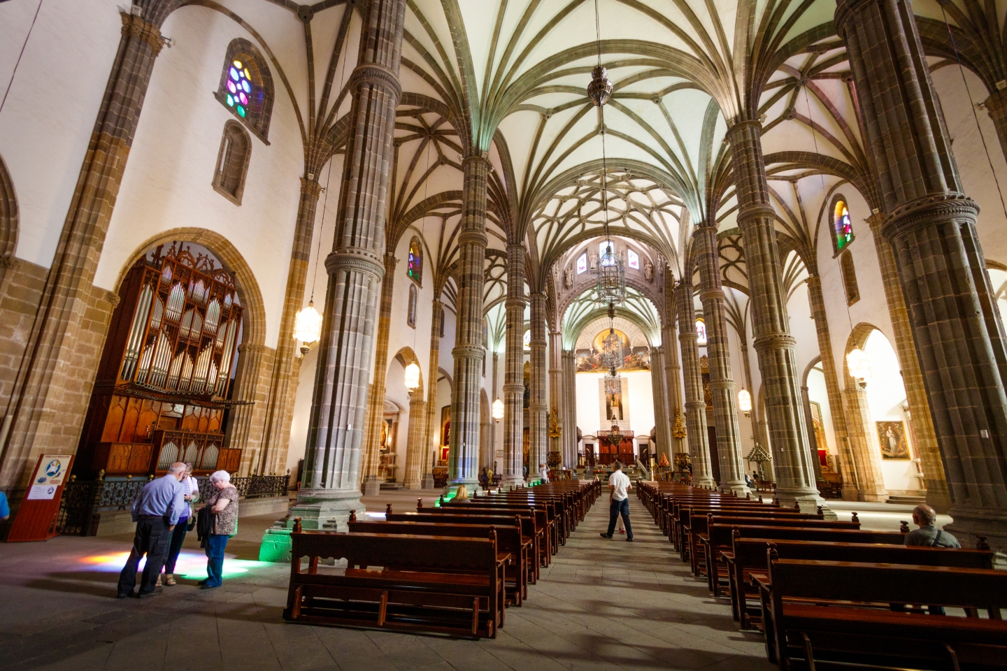 The interior of Santa Ana cathedral in Las Palmas de Gran Canaria