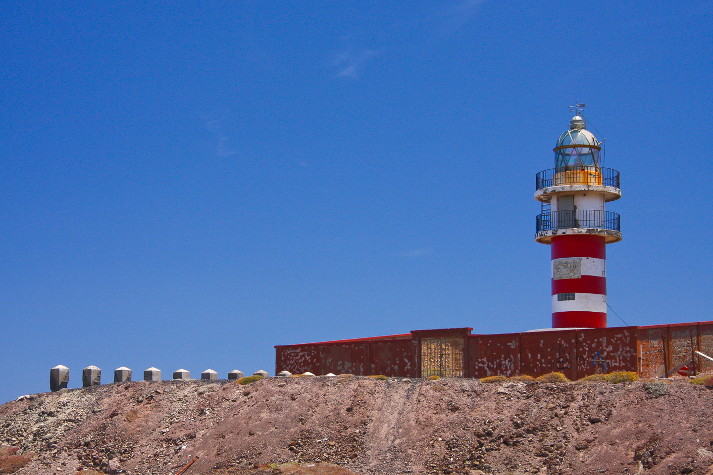 Arinaga lighthouse in east Gran Canaria