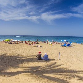 Las Canteras Beach On December 12, 2015