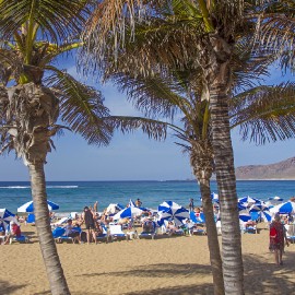 Las Canteras Beach On December 12, 2015