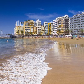 Las Canteras Beach On December 12, 2015