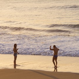 Las Canteras Beach On December 12, 2015