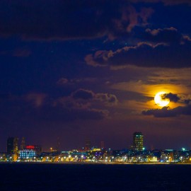 The moon over Gran Canaria_3