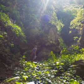 Hiking in the Barranco de los Cernicalos