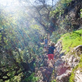 Hiking in the Barranco de los Cernicalos