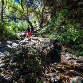 Hiking in the Barranco de los Cernicalos