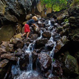 Hiking in the Barranco de los Cernicalos