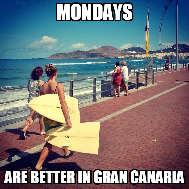 Free Gran Canaria Monday meme