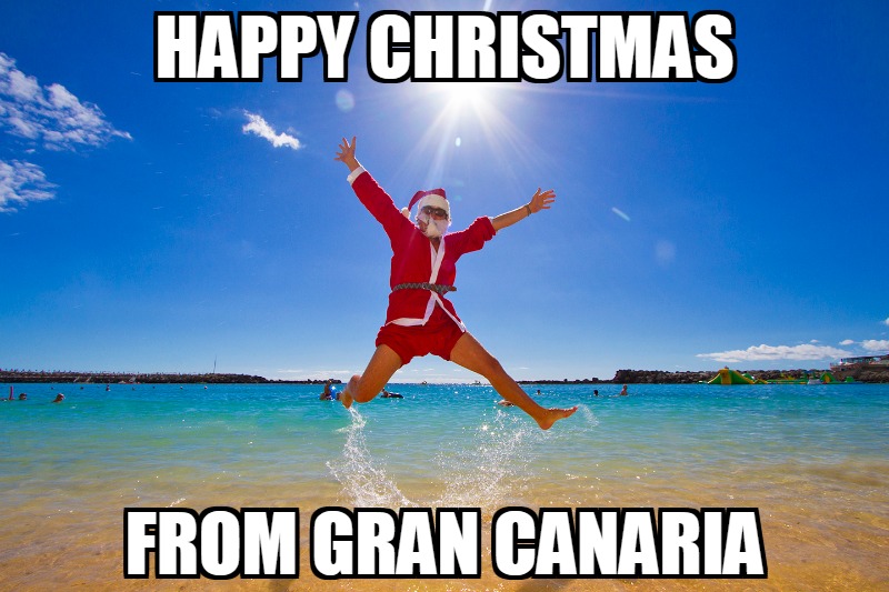 Santa Claus in Gran Canaria meme