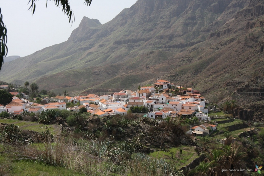 Fataga Village in south Gran Canaria