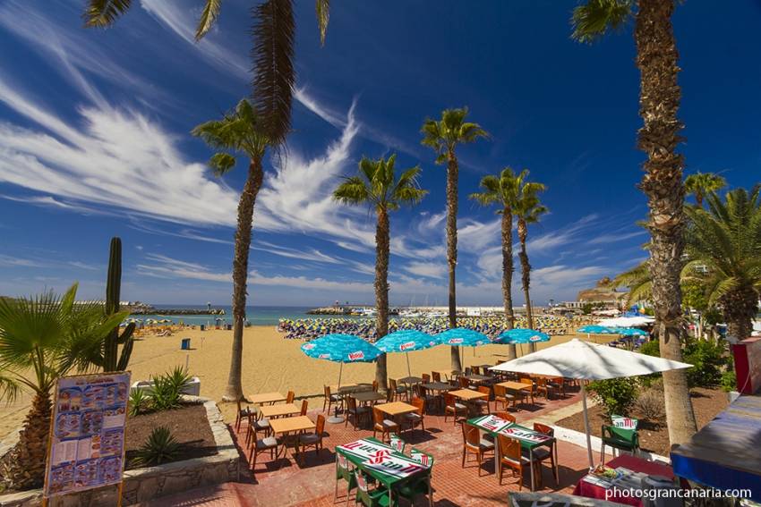 Puerto Rico beach in Gran Canaria