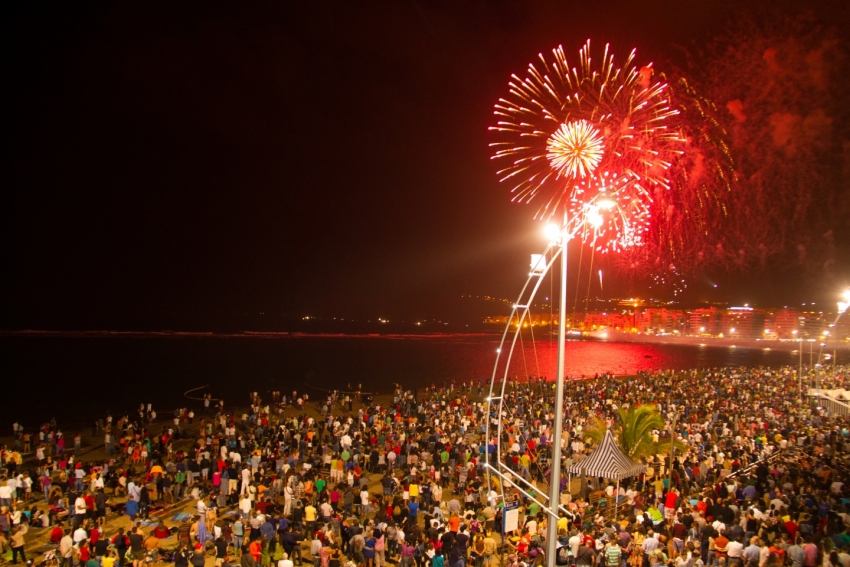 San Juan is Gran Canaria's annual beach party celebration
