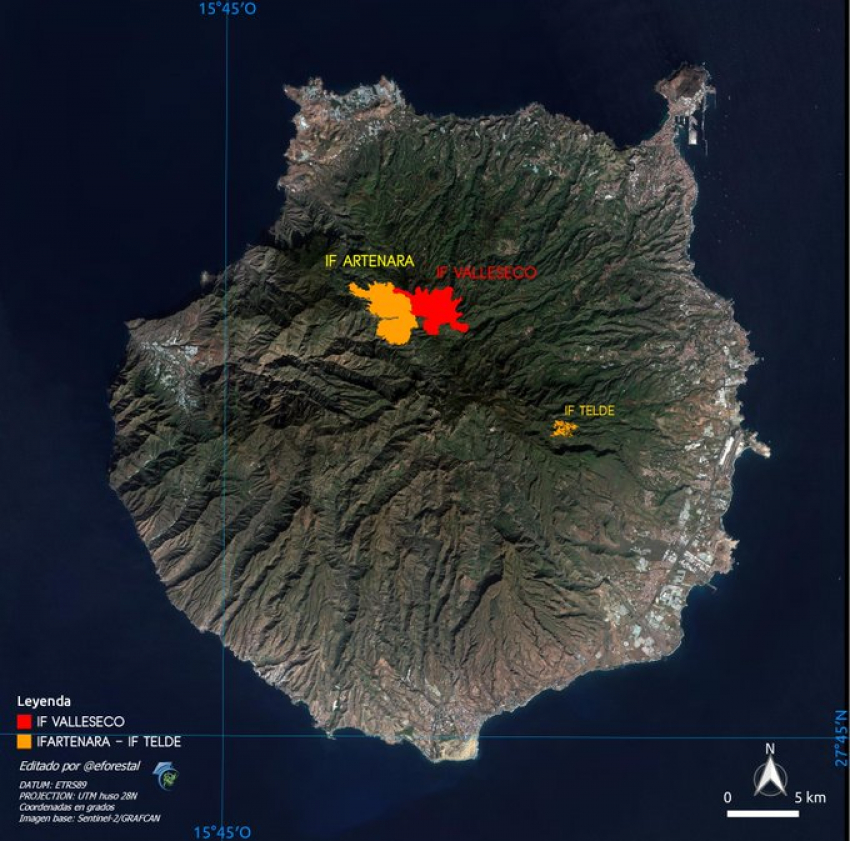 New Gran Canaria Fire Out Of Control Amid New Evacuations