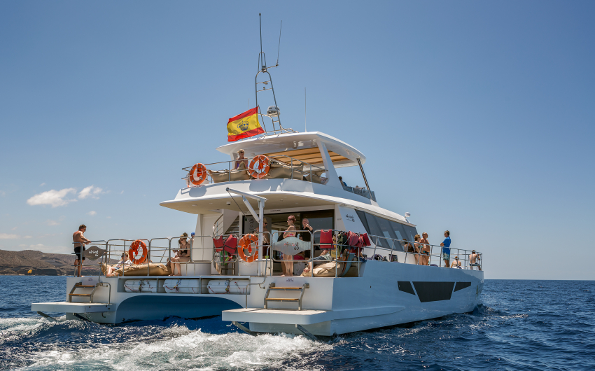 The afternoon cruise on the Afrikat in Puerto Rico