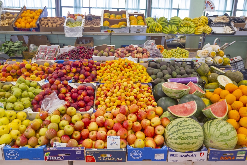 Fruit and veg at Gran Canaria's San Mateo market