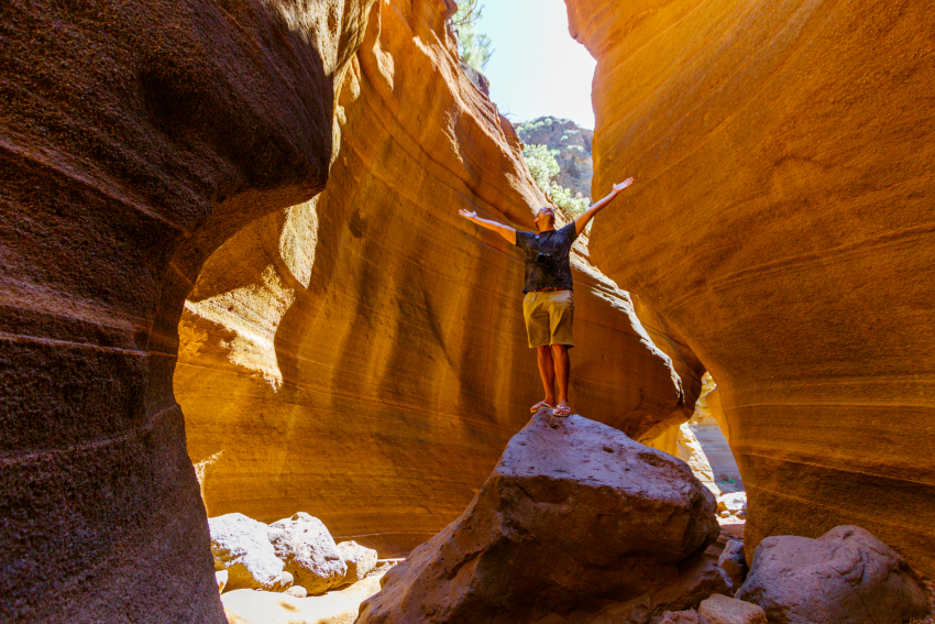 The Instagram ready Barranco de Barafonso in east Gran Canaria