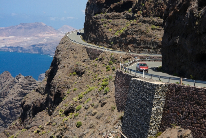 The GC 200 west coast road in Gran Canaria is now closed forever