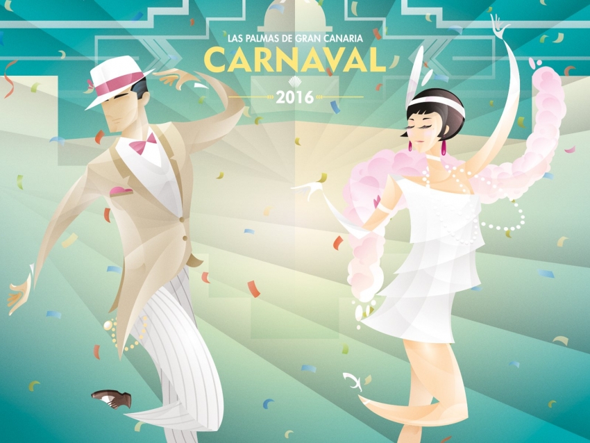 Las Palmas carnival poster for 2016