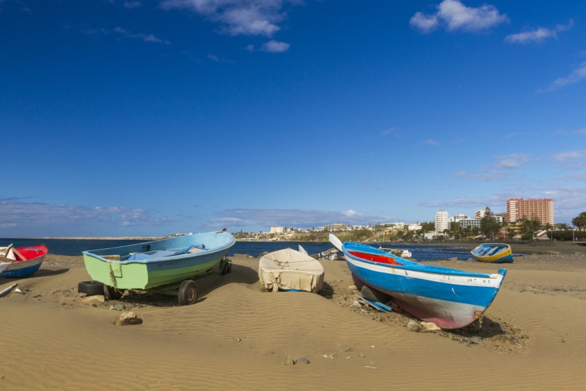 Las Burras beach in Gran Canaria: The name translates as Donkey beach