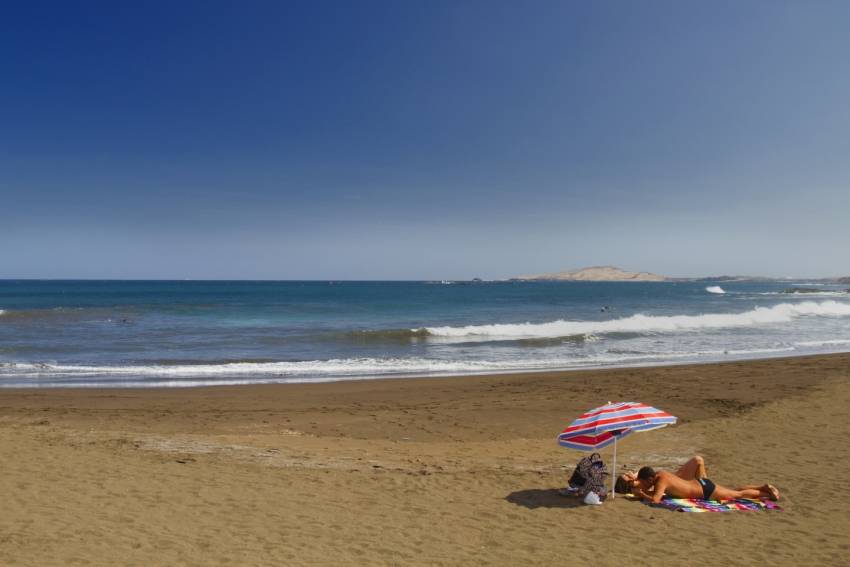 Sunshine And Seafood At Gran Canaria's Melenara Beach