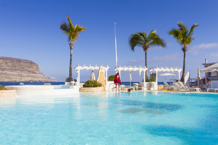 The Hotel THe Puerto de Mogan swimming pool