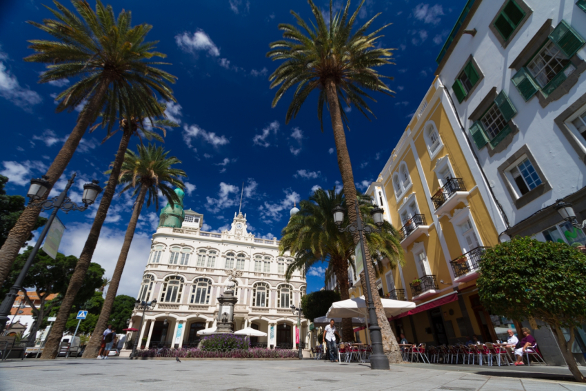 Triana Barrio is one of the most visited areas in Las Palmas de Gran Canaria city