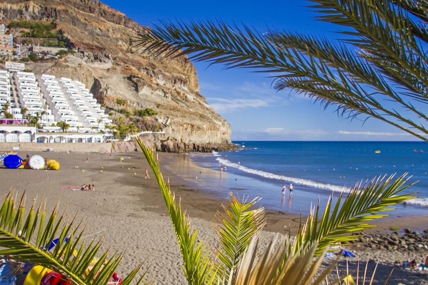 Taurito beach in south Gran Canaria