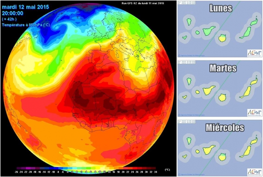 Gran Canaria's first heatwave of 2015 