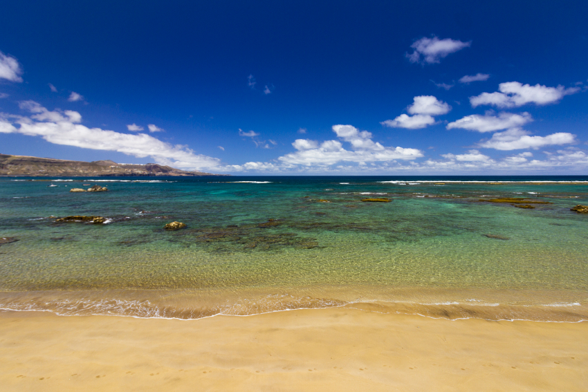 Gran Canaria's beaches are now largely open for locals to exercise